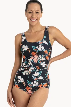 One Pieces^Jantzen Floral Sheath One Piece Navy