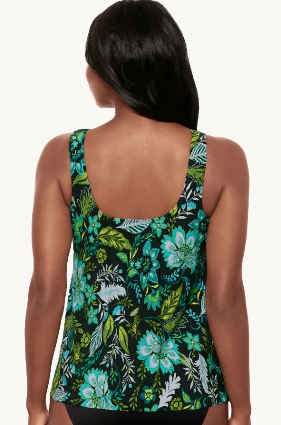 Tankini Tops^Miraclesuit Florica Ursula Tankini Separate Black/Green