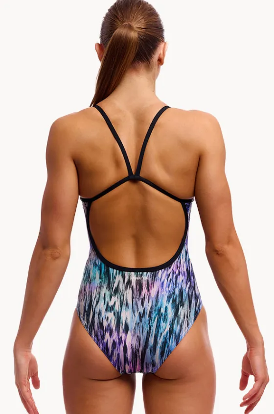 One Pieces^Funkita Fly Dye Single Strap One Piece Black/multi