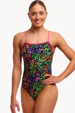 One Pieces^Funkita Flying Fiesta Swim Secure One Piece Black/multi