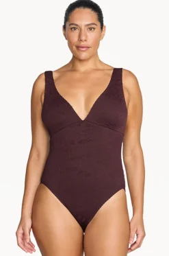 One Pieces^Artesands Folium Jacquard O'Keefe One Piece Cherry