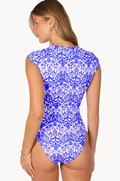 Rashies & Sunsuits^Baku Free Spirit Zip Front Sunsuit White