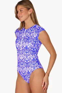 Rashies & Sunsuits^Baku Free Spirit Zip Front Sunsuit White