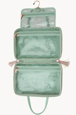 Bags^Annabel Trends Garden Love Vanity Toiletries Bag Mint