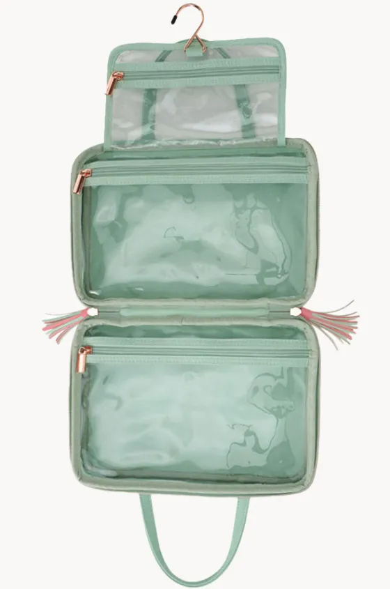 Bags^Annabel Trends Garden Love Vanity Toiletries Bag Mint