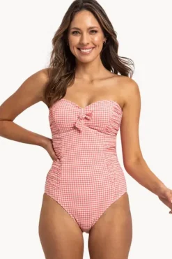 One Pieces^Sunseeker Gidget Ruched Bandeau One Piece Pink
