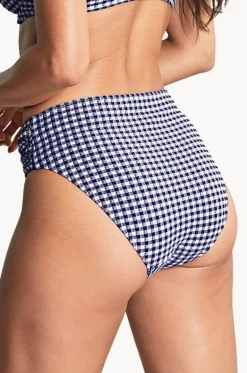 Bottoms^Panache Gingham Midi Brief Navy/White