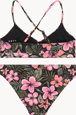 Rashies & Sunsuits^Roxy Girls Active Floral 3 Piece Set Black/Pink