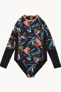 Rashies & Sunsuits^Roxy Girls Active Sunsuit Black/Multi