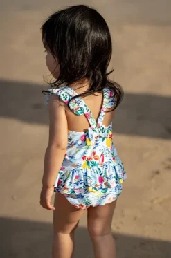 Swimwear^Minihaha Girls Addison One Piece Blue/Multi