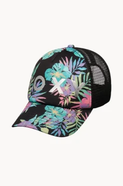 Hats^Roxy Girls Aquarella Honey Coconut Cap Black