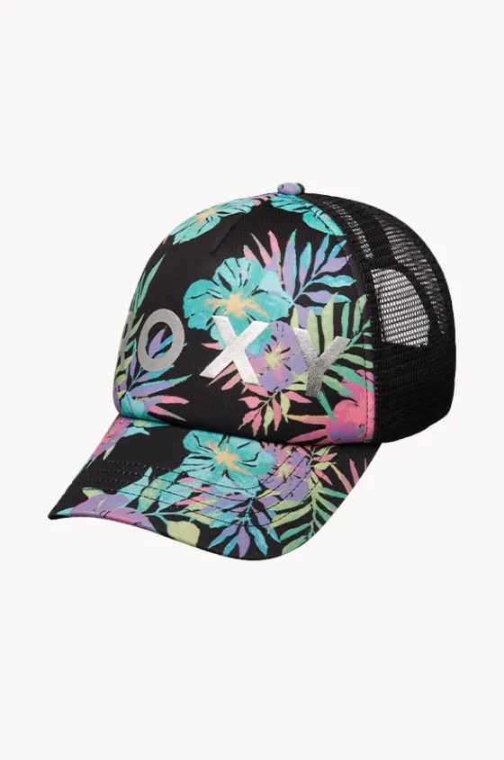 Hats^Roxy Girls Aquarella Honey Coconut Cap Black