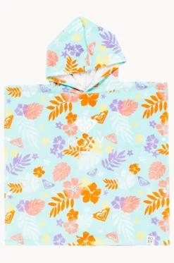 Towel Robes & Ponchos|Towel Robes & Ponchos^Roxy Girls Beach Bay Stay Magical Hooded Towel Beach glass