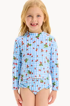 Rashies & Sunsuits^Seafolly Girls Girls Beach Picnic Suntop Set Blue/White