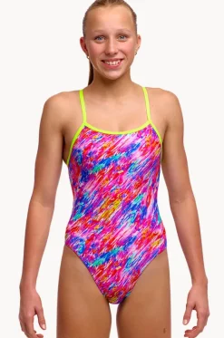 One Pieces^Funkita Girls Blow In Single Strap One Piece Multi