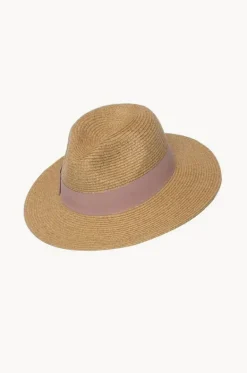 Hats^Sundaise Girls Blush Ribbon Panama Hat Natural