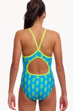One Pieces^Funkita Girls Bolted Diamond Back One Piece Blue/yellow