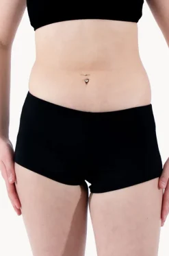 Bottoms^Base Swim Girls Boyleg Black