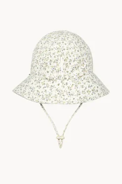 Hats^Bedhead Girls Charlotte Ponytail Bucket Hat Off White