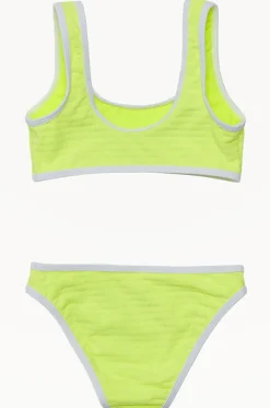 Bikini Sets^Snapper Rock Girls Zest Crop Set Citron