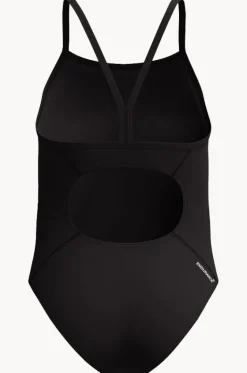 One Pieces^Speedo Girls Classic Logo One Piece Black