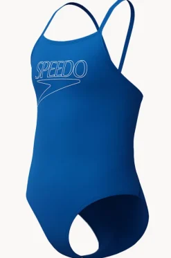One Pieces^Speedo Girls Classic Logo One Piece Sea