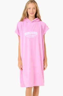 Towel Robes & Ponchos|Towel Robes & Ponchos^Rip Curl Girls Classic Surf Hooded Towel Pink