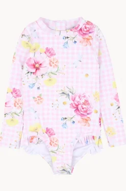 Rashies & Sunsuits^Minihaha Girls Connie Sunsuit Pink/Multi