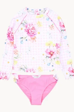 Rashies & Sunsuits^Minihaha Girls Connie Suntop Set Pink/Multi