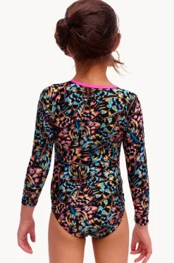 Rashies & Sunsuits^Funkita Girls Copper Cluster Sunsuit Black/multi