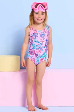 One Pieces^Seafolly Girls Girls Sea Frill One Piece Coral
