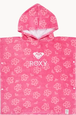 Towel Robes & Ponchos|Towel Robes & Ponchos^Roxy Girls Cosmos Stay Magical Hooded Towel Pink