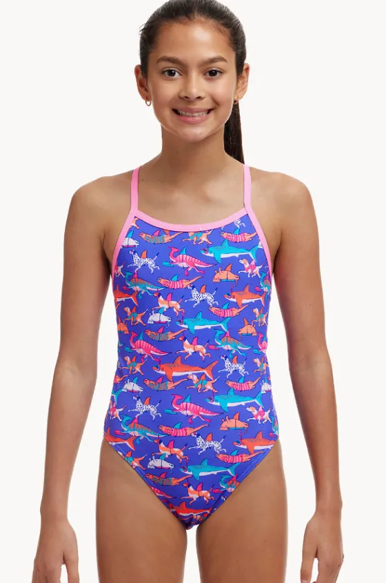 One Pieces^Funkita Girls Single Strap One Piece Doggie paddle