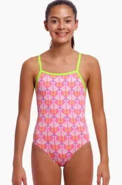 One Pieces^Funkita Girls Duck Duck Goose Strapped In One Piece Pink/white