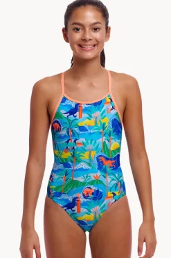 One Pieces^Funkita Girls Duuude Diamond Back One Piece Blue/multi