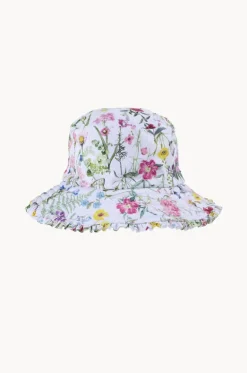 Hats^Minihaha Girls Eden Sun Hat Blue/Natural