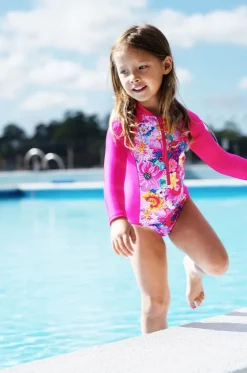 Rashies & Sunsuits^Zoggs Girls Eden Sunsuit Pink/multi