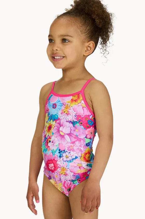 One Pieces^Zoggs Girls Eden Yaroomba Floral One Piece Pink/multi