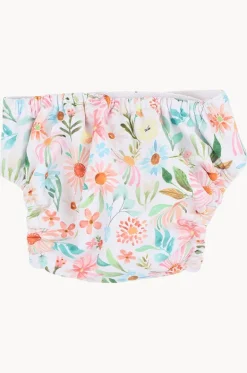Swim Nappies^Minihaha Girls Eliana Aqua Nappy Blue/natural