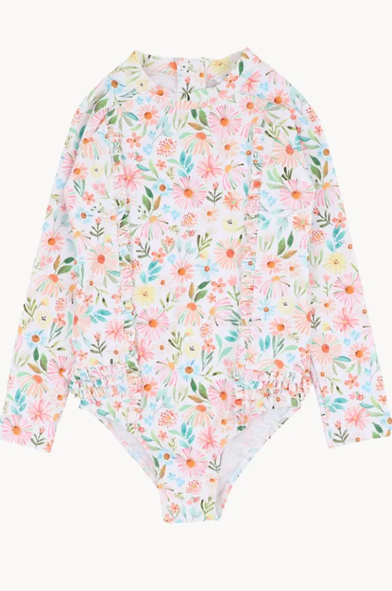 Rashies & Sunsuits^Minihaha Girls Eliana Sunsuit Blue/Natural