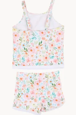 Tankini Sets^Minihaha Girls Eliana Tankini Set Blue/Natural