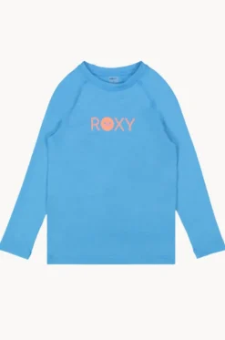 Rashies & Sunsuits^Roxy Girls Essential Long Sleeve Suntop Blue