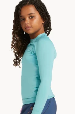 Rashies & Sunsuits^Roxy Girls Essential Long Sleeve Suntop Coast