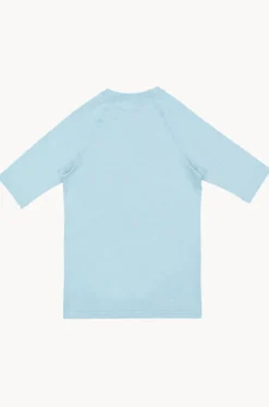 Rashies & Sunsuits^Roxy Girls Essential Short Sleeve Suntop Sky blue