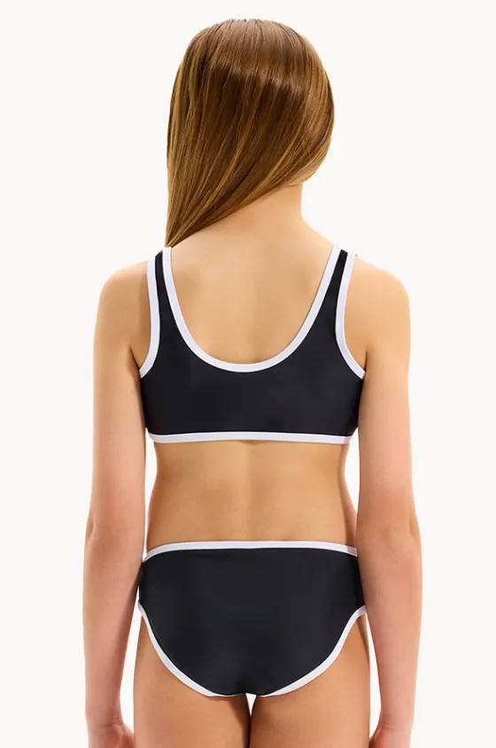 Bikini Sets^Seafolly Girls Girls Essentials Crop Set Black