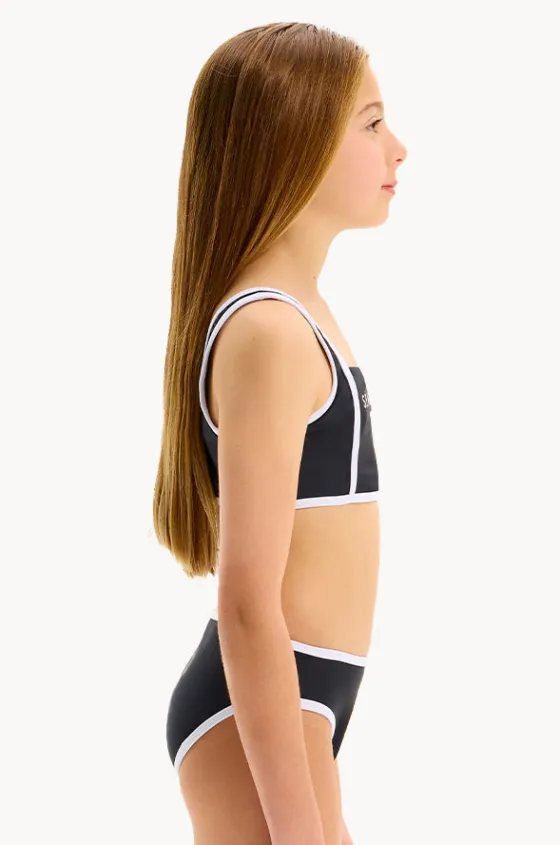 Bikini Sets^Seafolly Girls Girls Essentials Crop Set Black