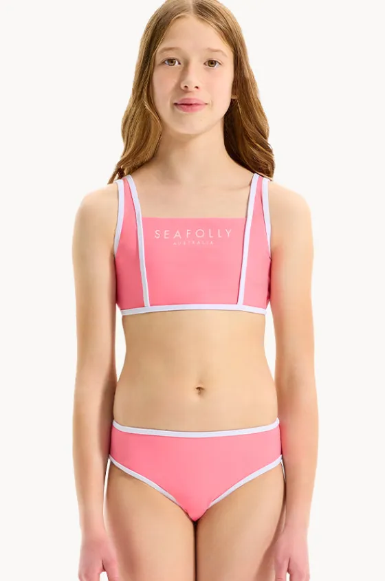 Bikini Sets^Seafolly Girls Girls Essentials Crop Set Bubblegum