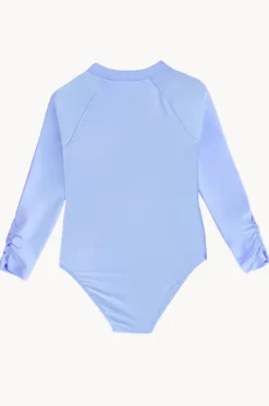 Rashies & Sunsuits^Seafolly Girls Girls Essentials Long Sleeve Sunsuit Sky