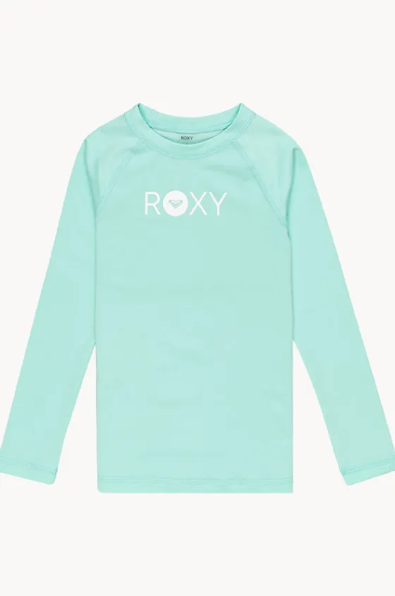 Rashies & Sunsuits^Roxy Girls Essentials Long Sleeve Suntop Beach Glass