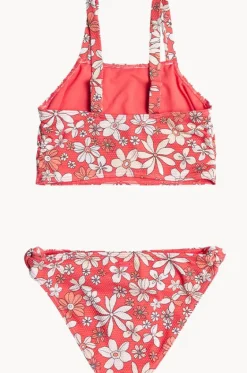 Bikini Sets^Roxy Girls Fab Floral Crop Set